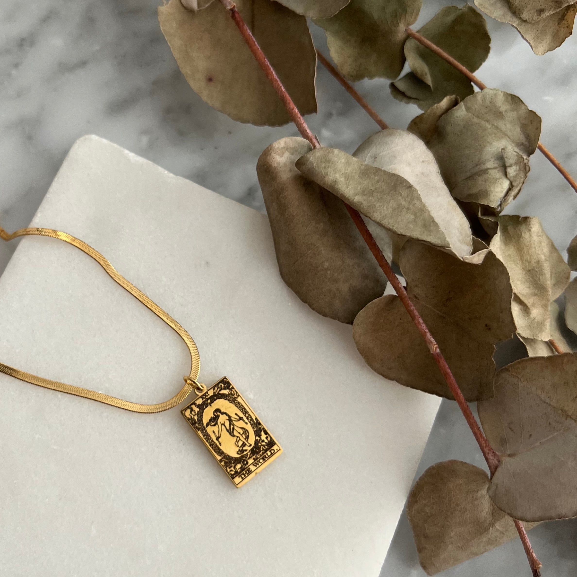 Collar Tarot El Mundo