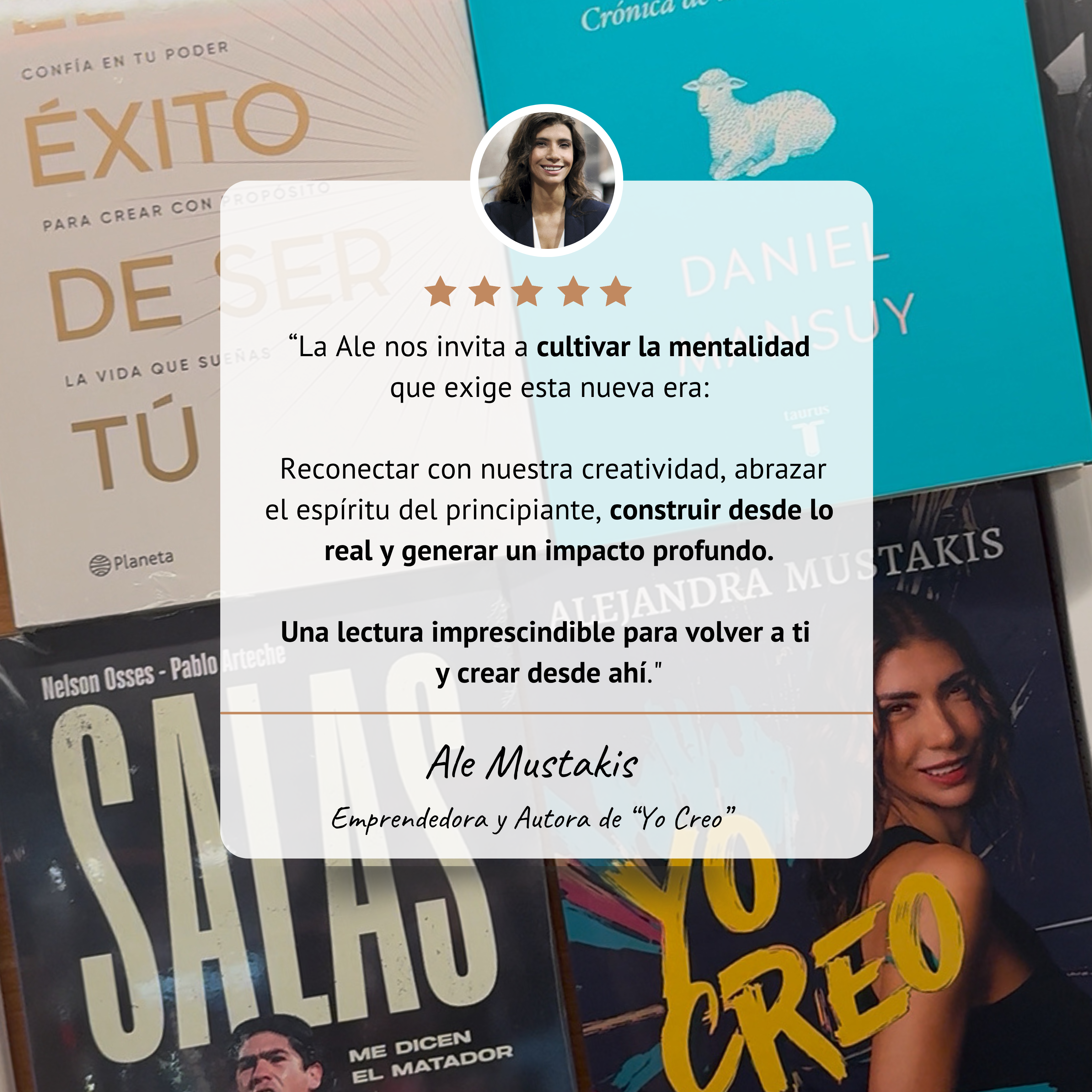 El éxito de ser tú – Libro firmado