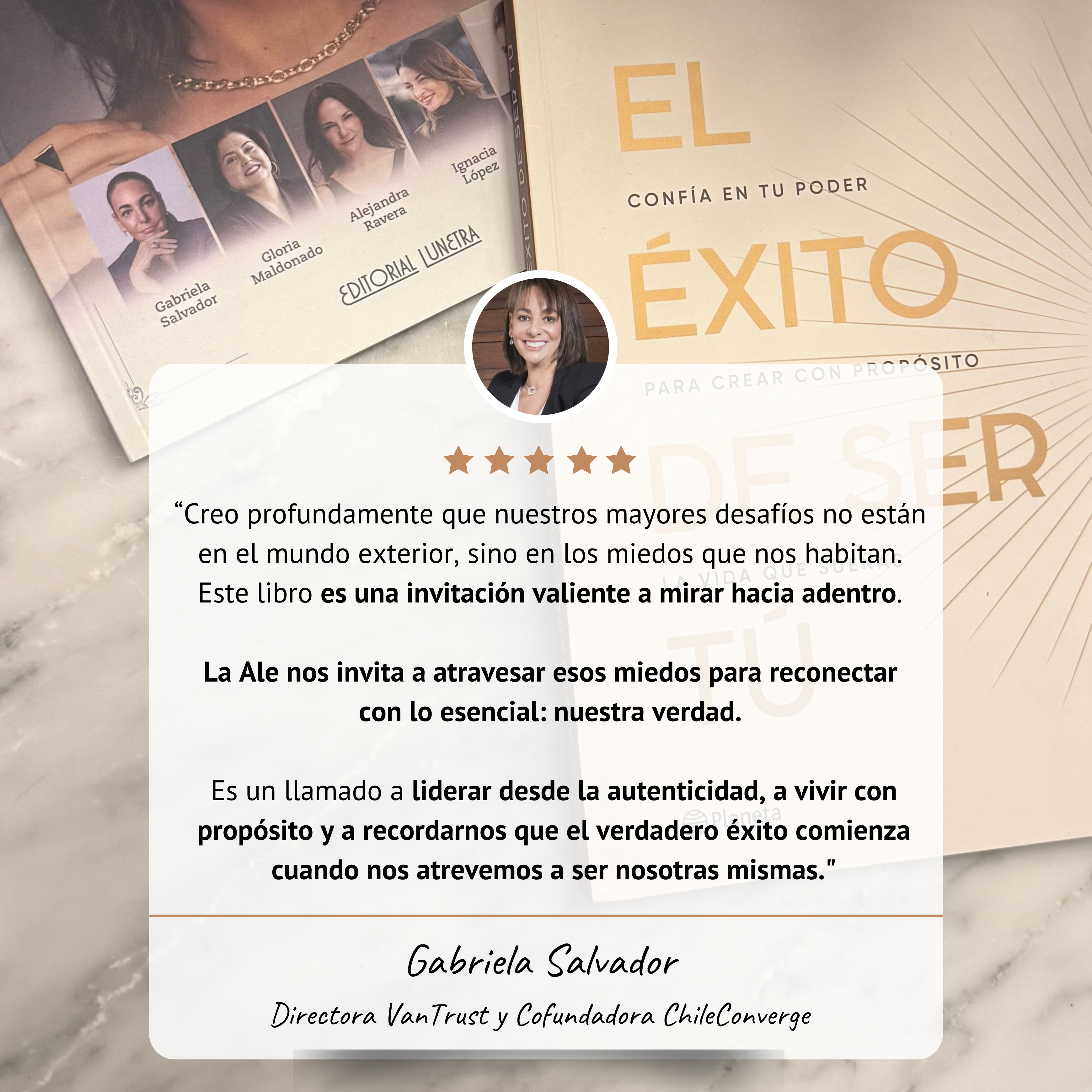 El éxito de ser tú – Libro firmado