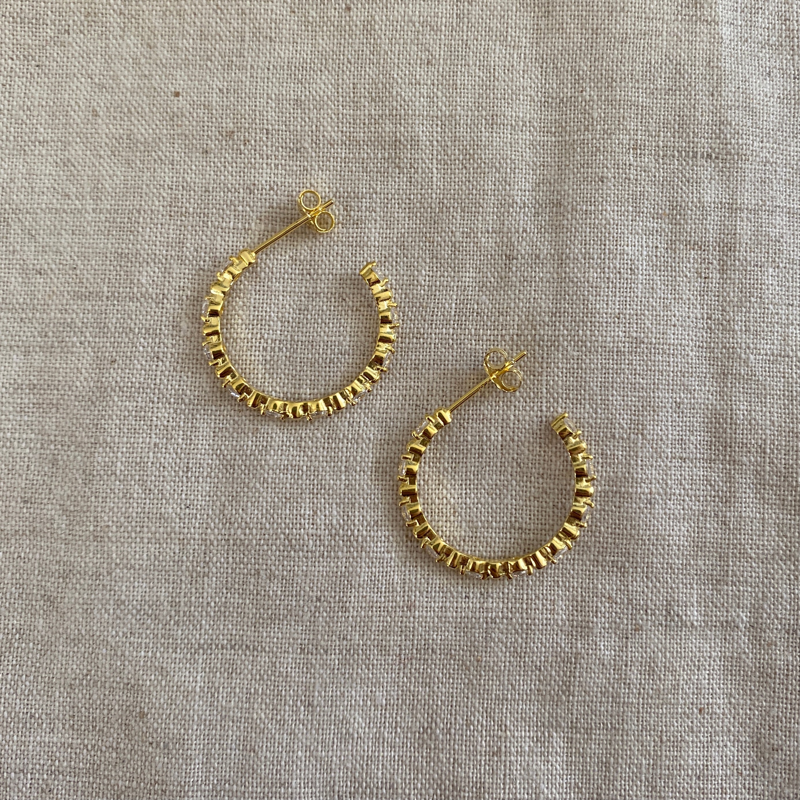 Argollas circones Oro