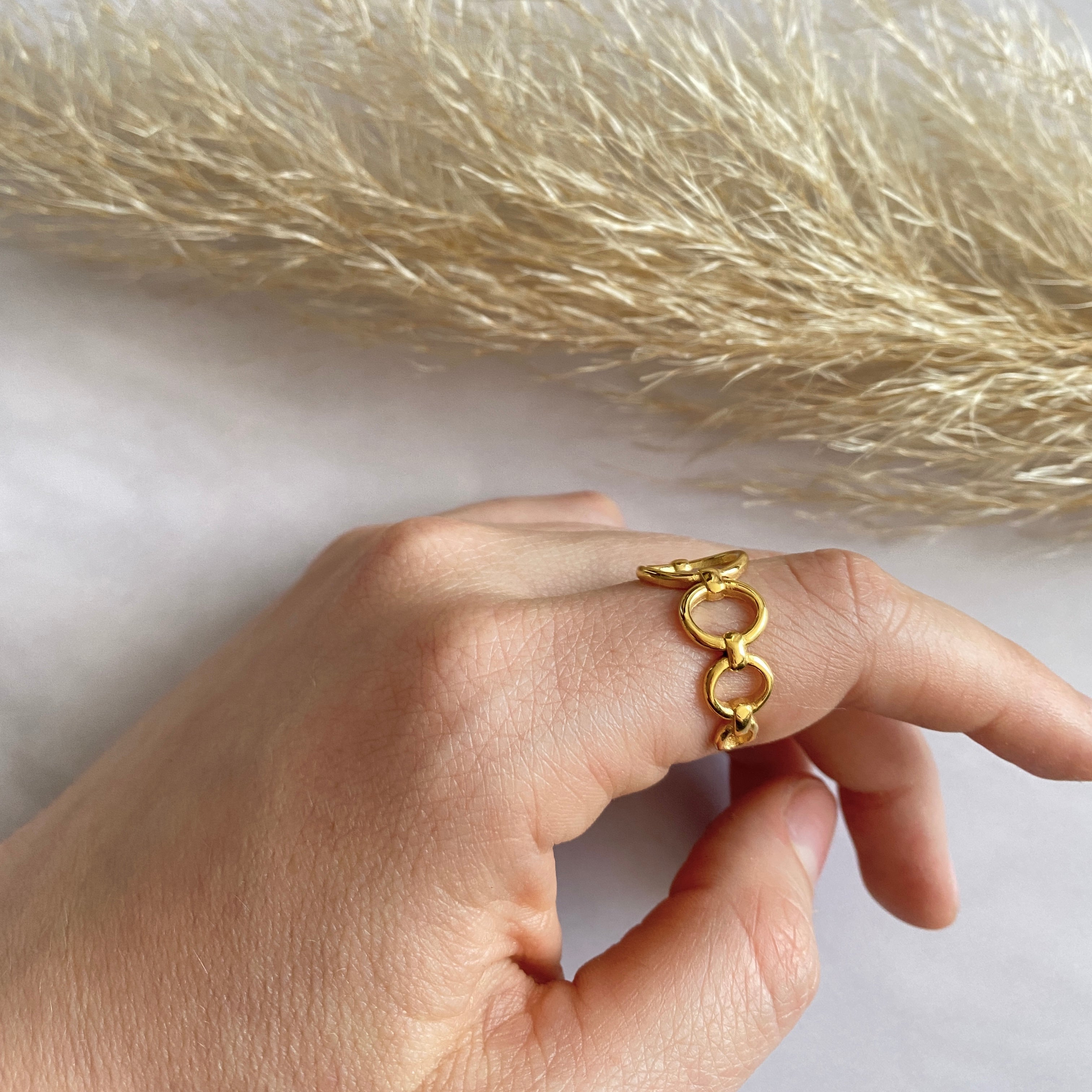 Anillo Óvalos Oro