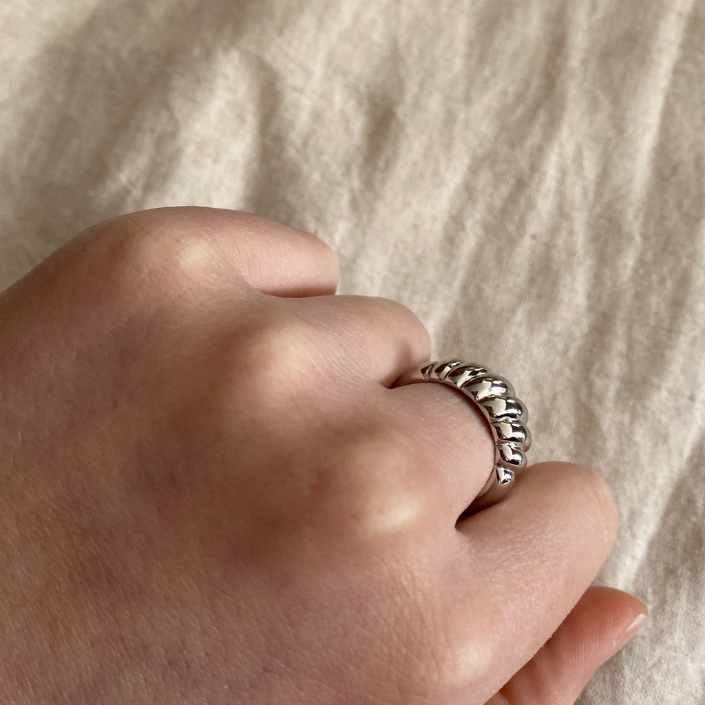 Anillo Baguette Plata