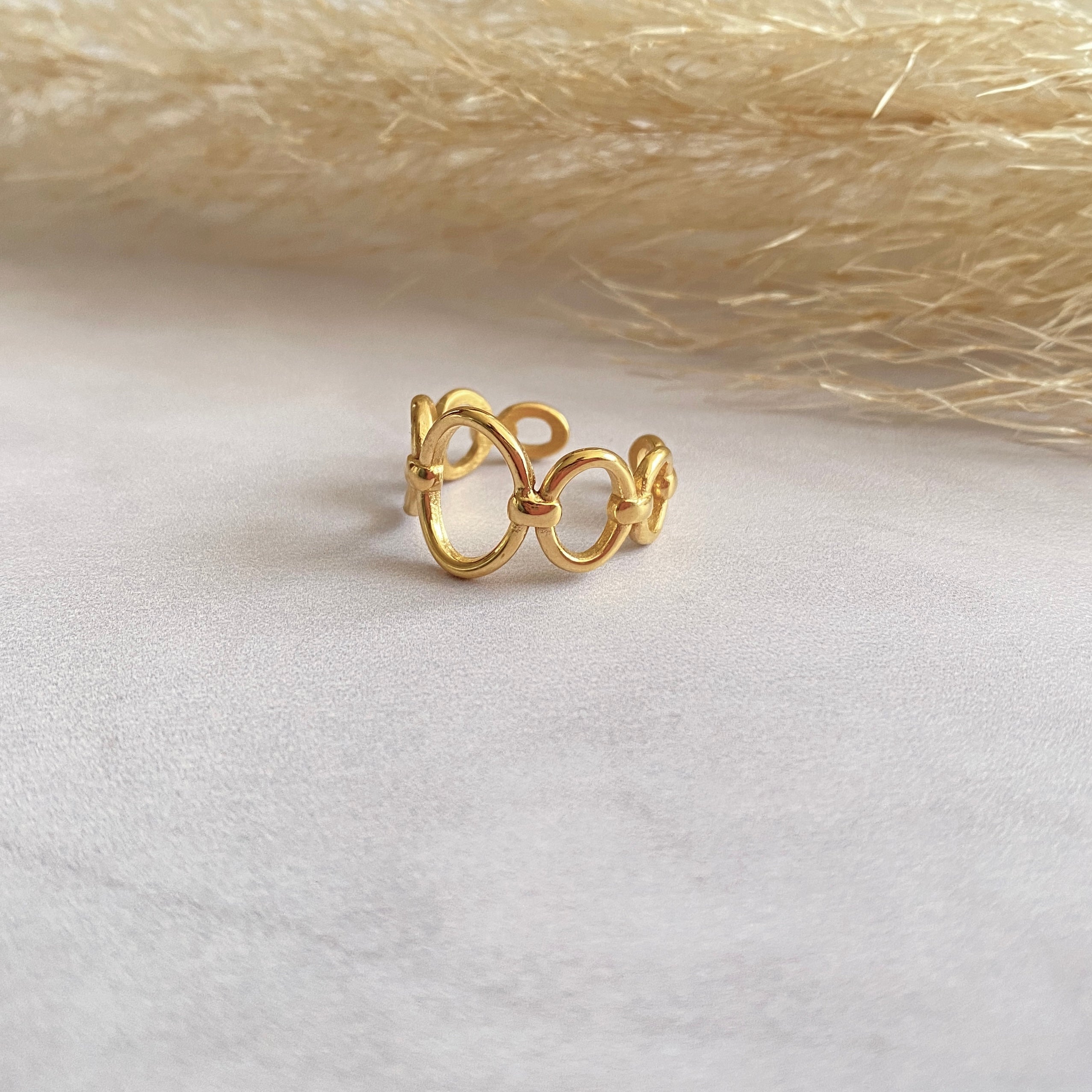 Anillo Óvalos Oro
