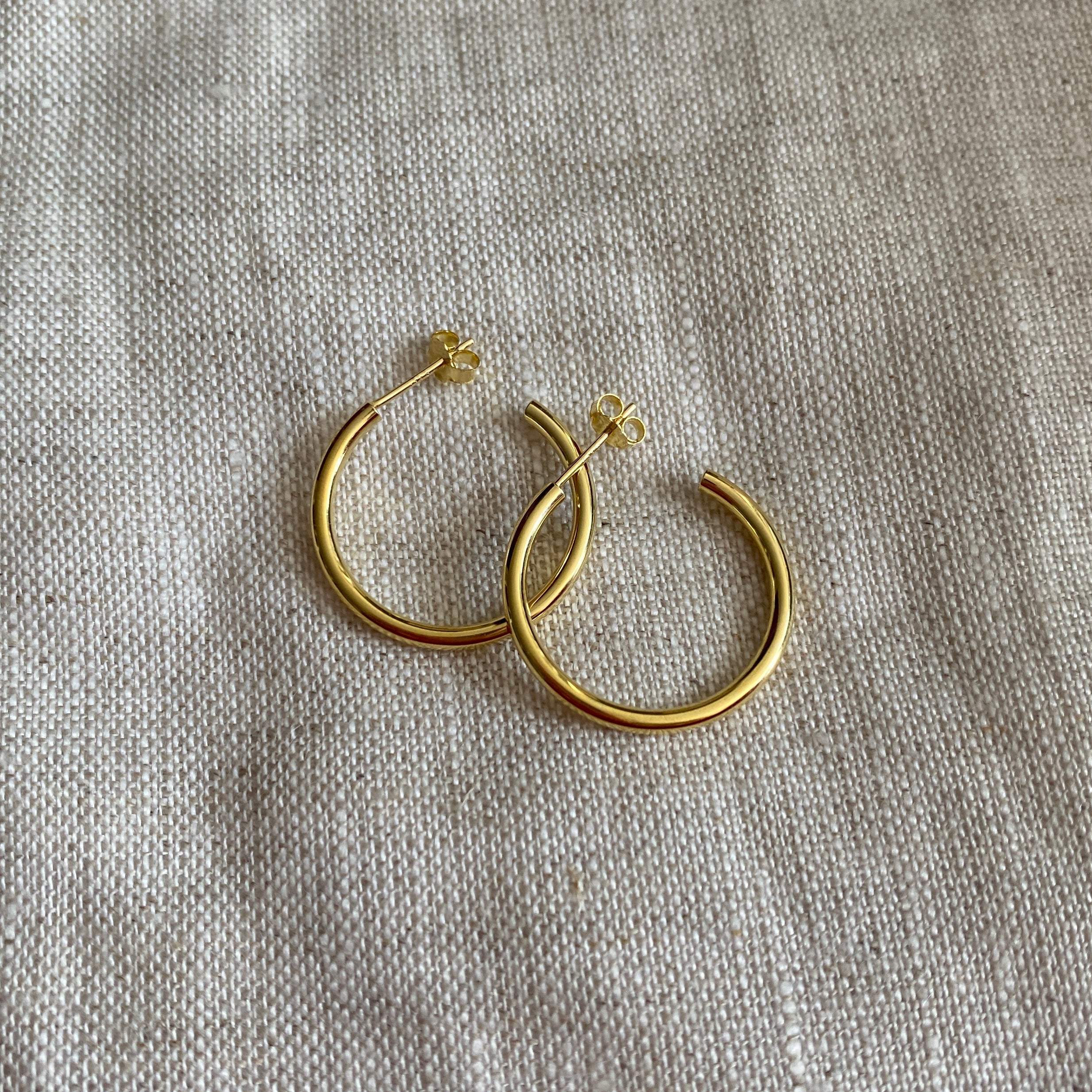 Argollas medianas Oro