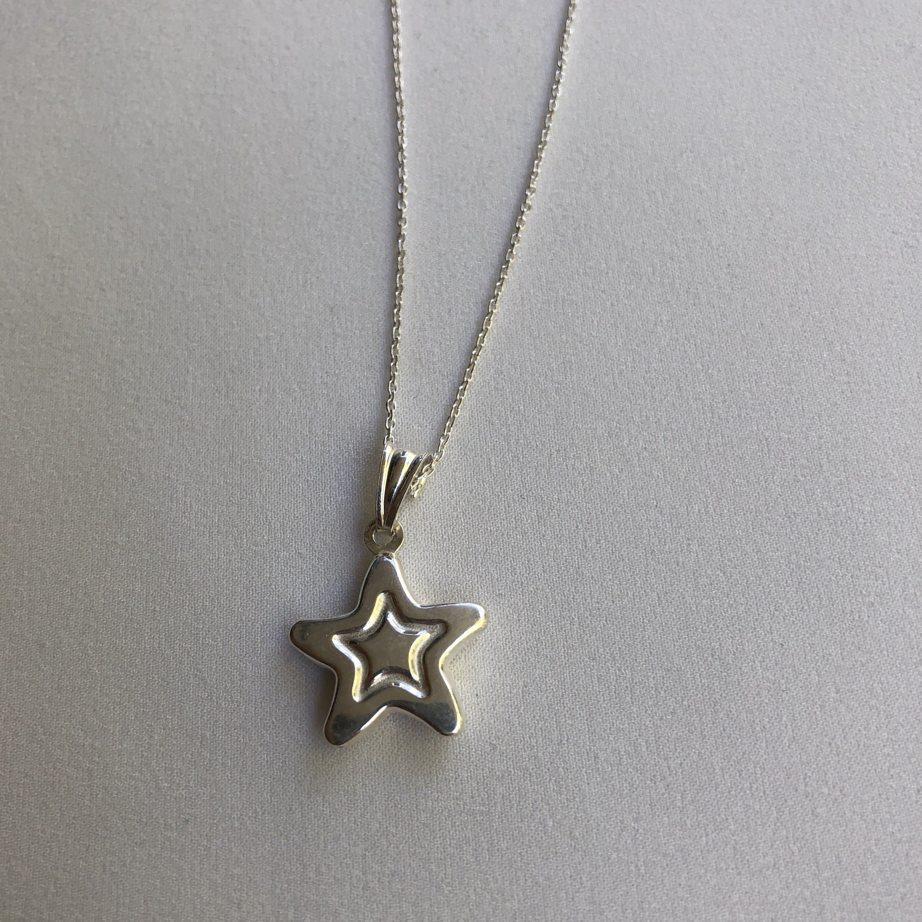 Estrella de la suerte plata - Aglaya