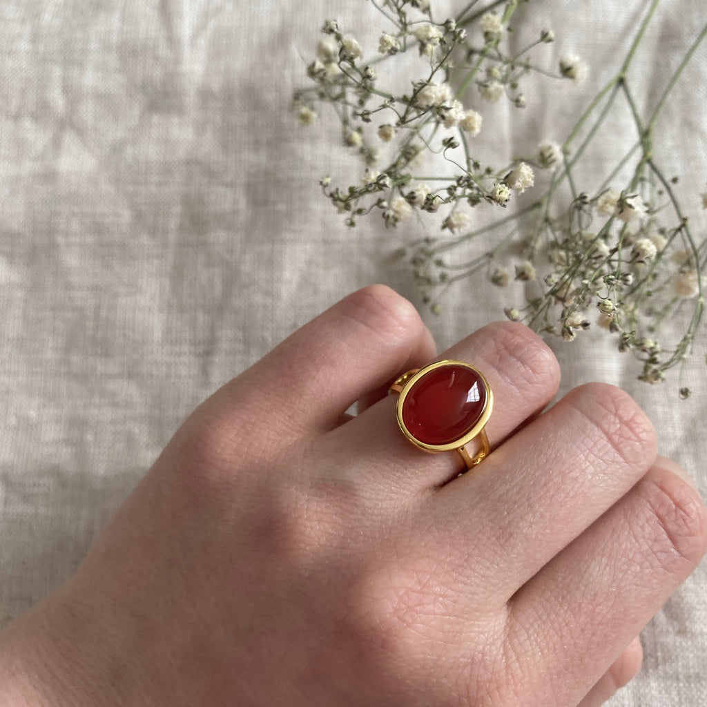 Anillo Ágata Óvalo