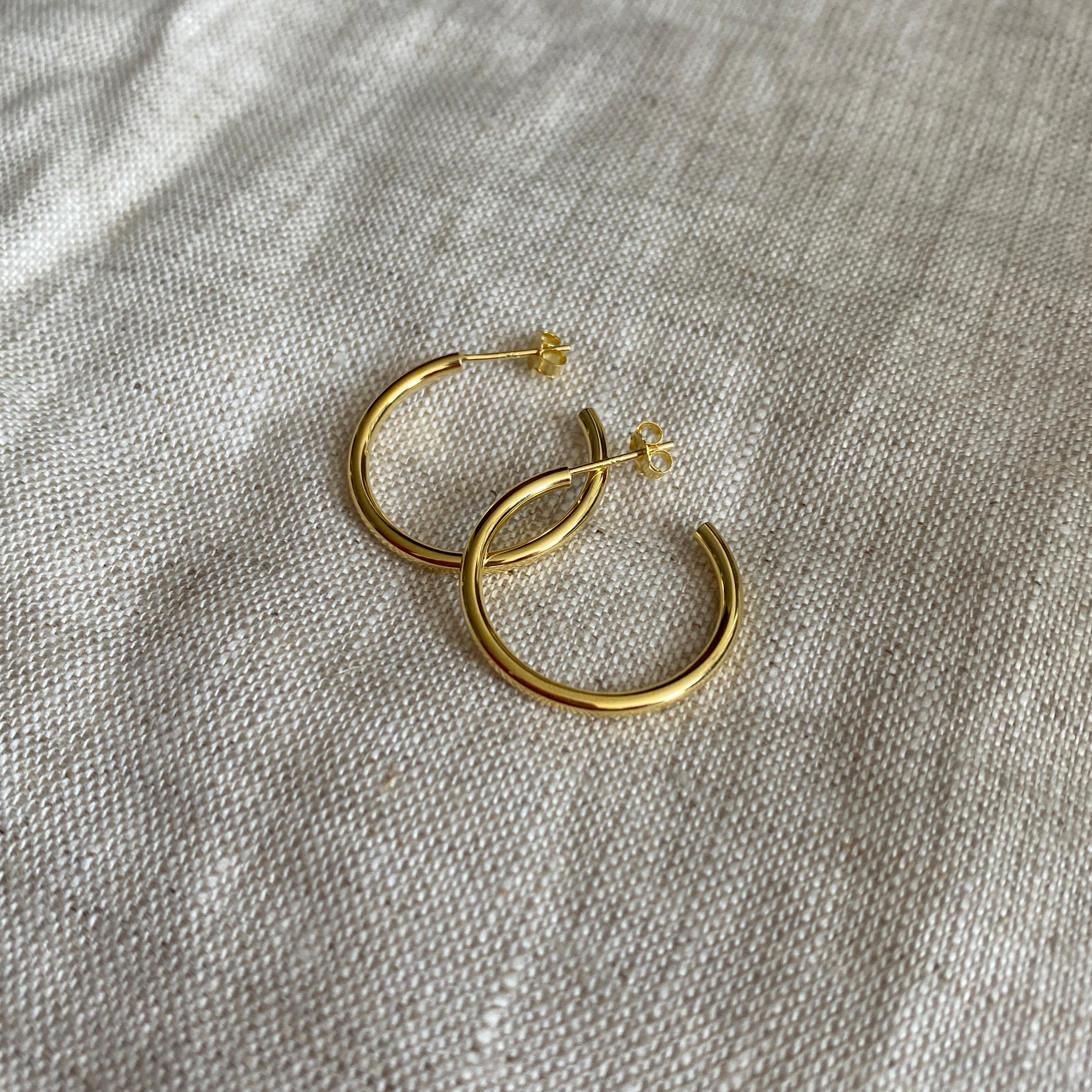 Argollas medianas Oro