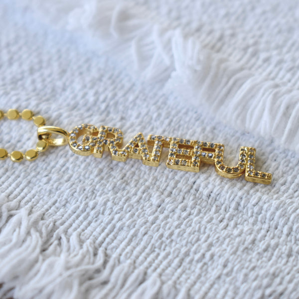 Collar Grateful Oro