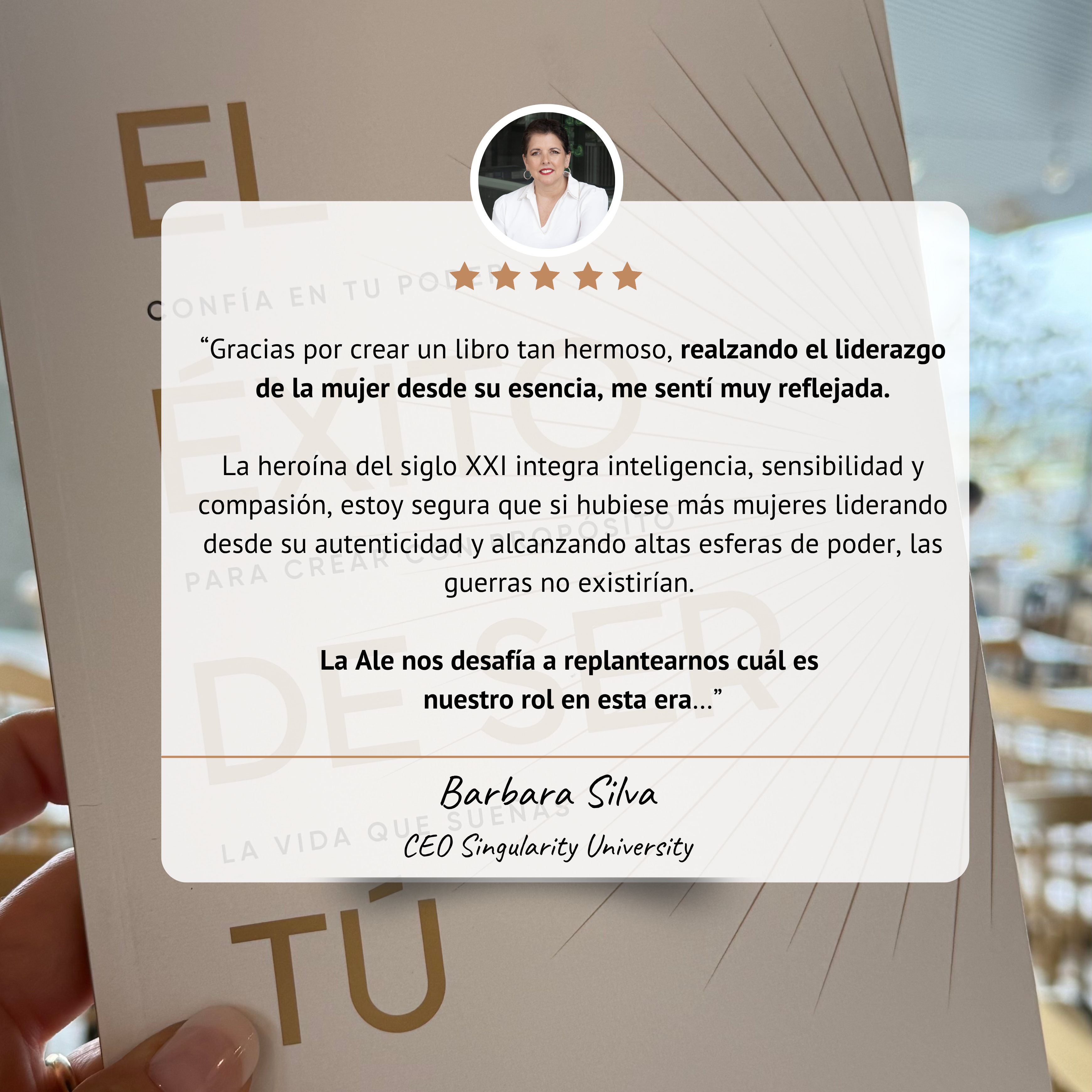 El éxito de ser tú – Libro firmado