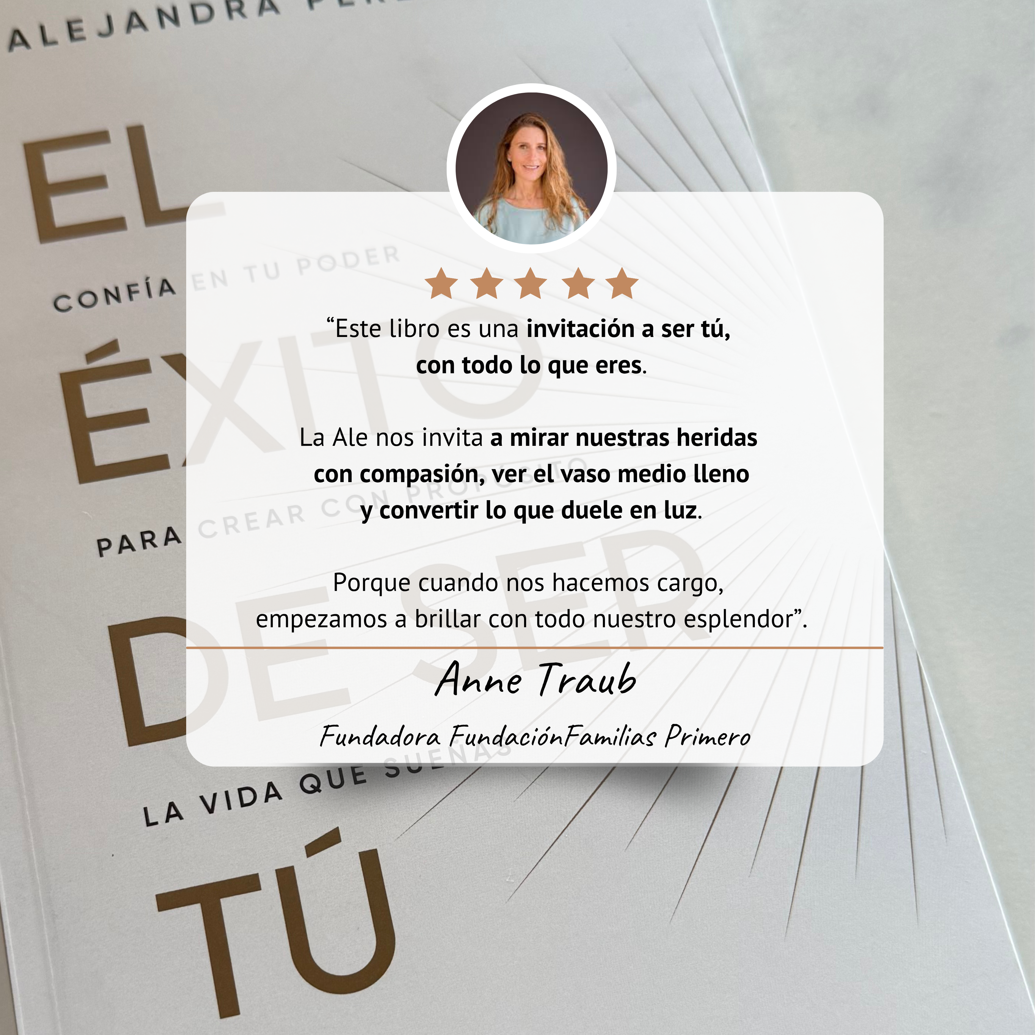 El éxito de ser tú – Libro firmado