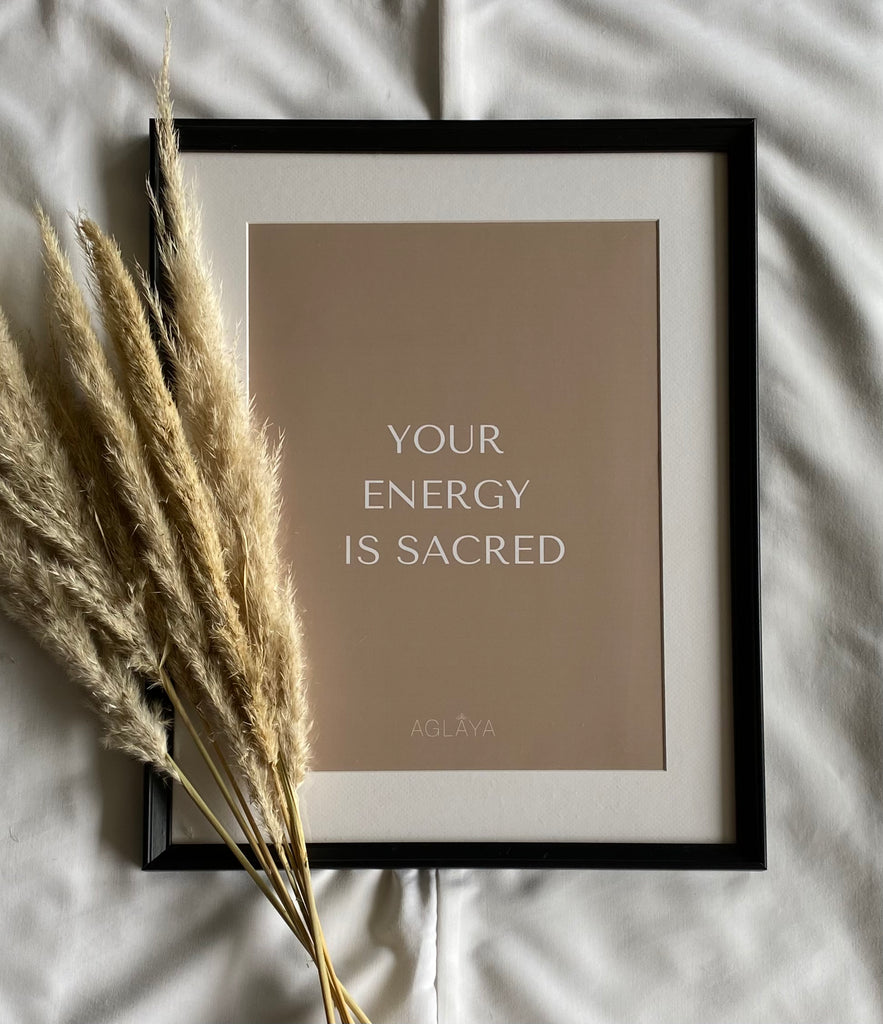Cuadro "Your Energy is Sacred"