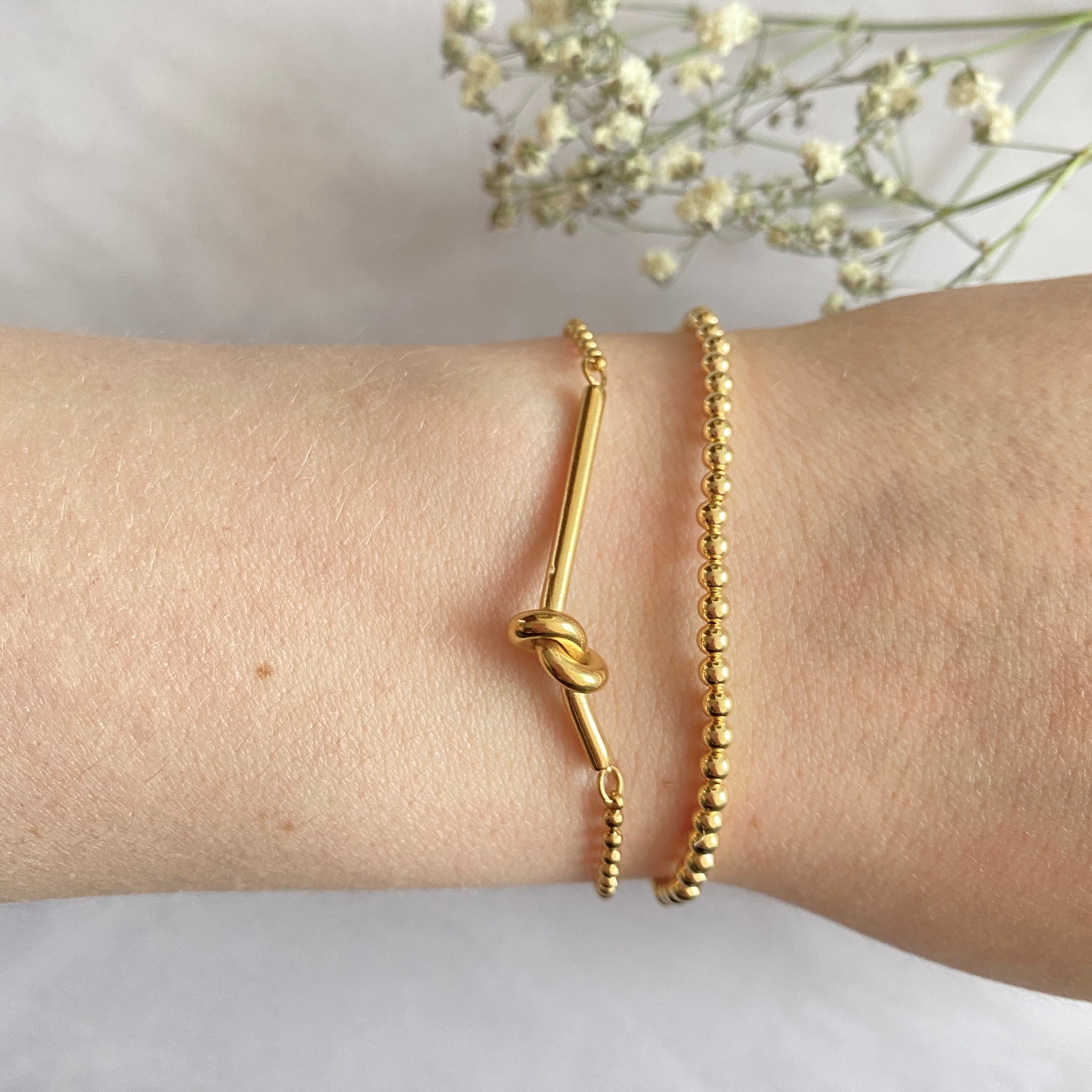 Pulsera Nudo Oro