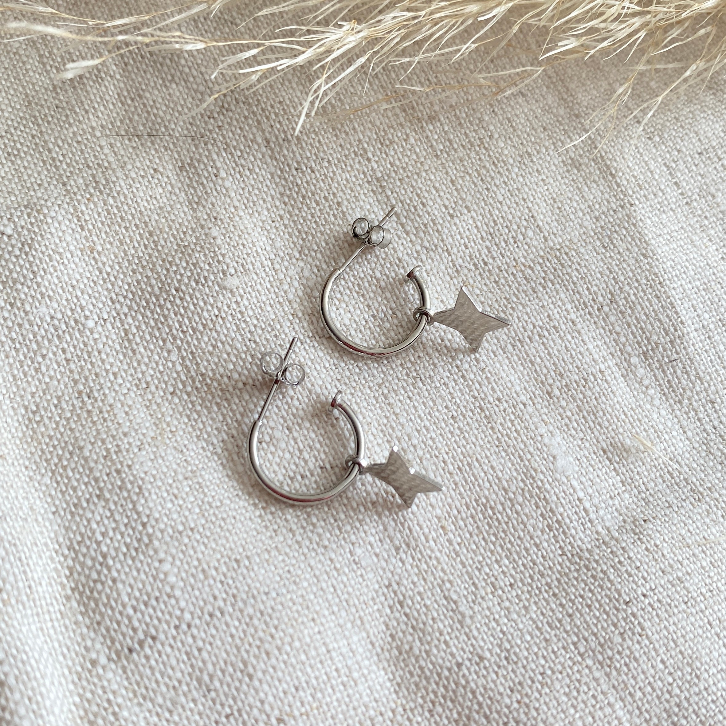 Aros Estrella Polar Plata
