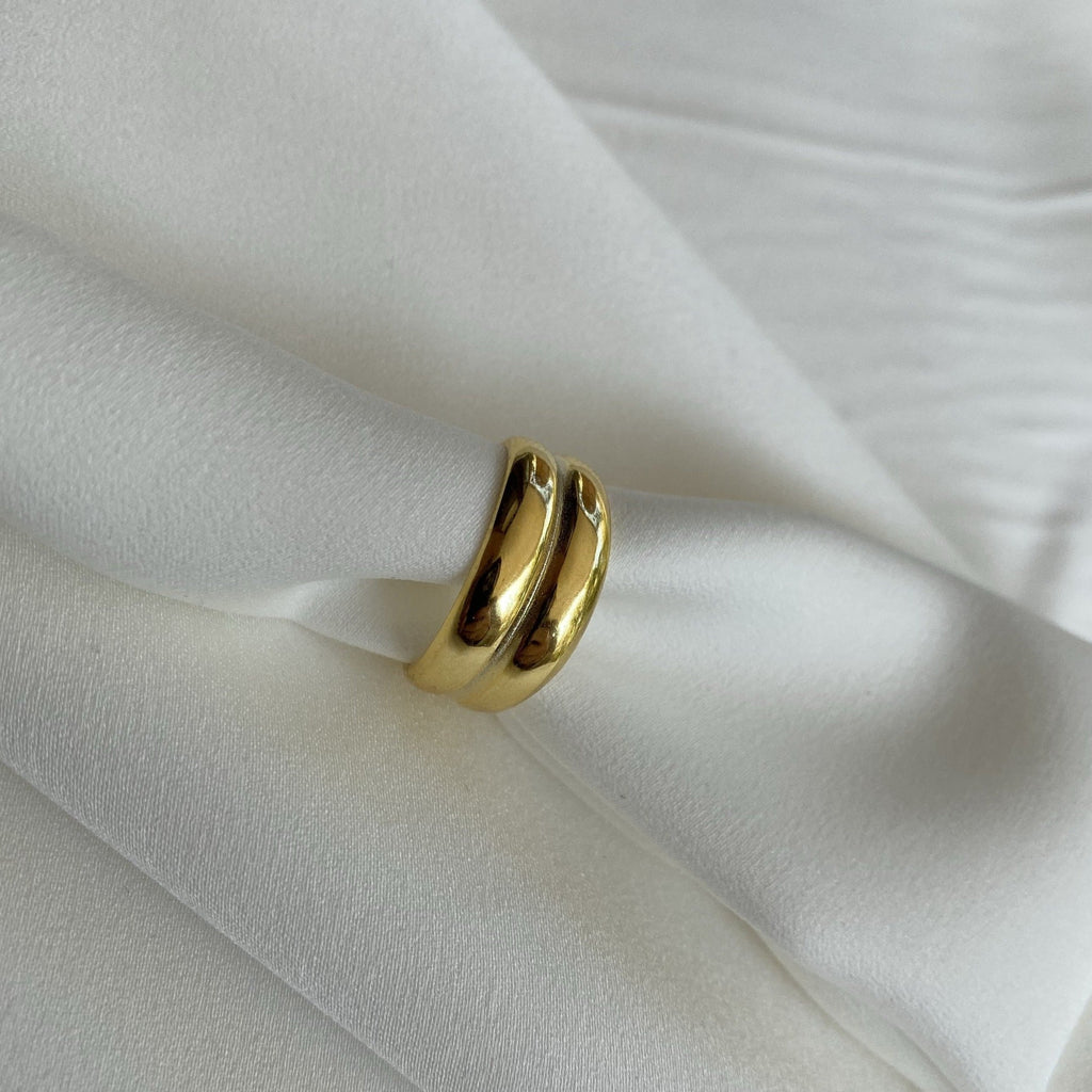 Anillo Doble Oro - Aglaya