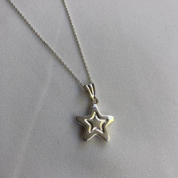 Estrella de la suerte plata - Aglaya