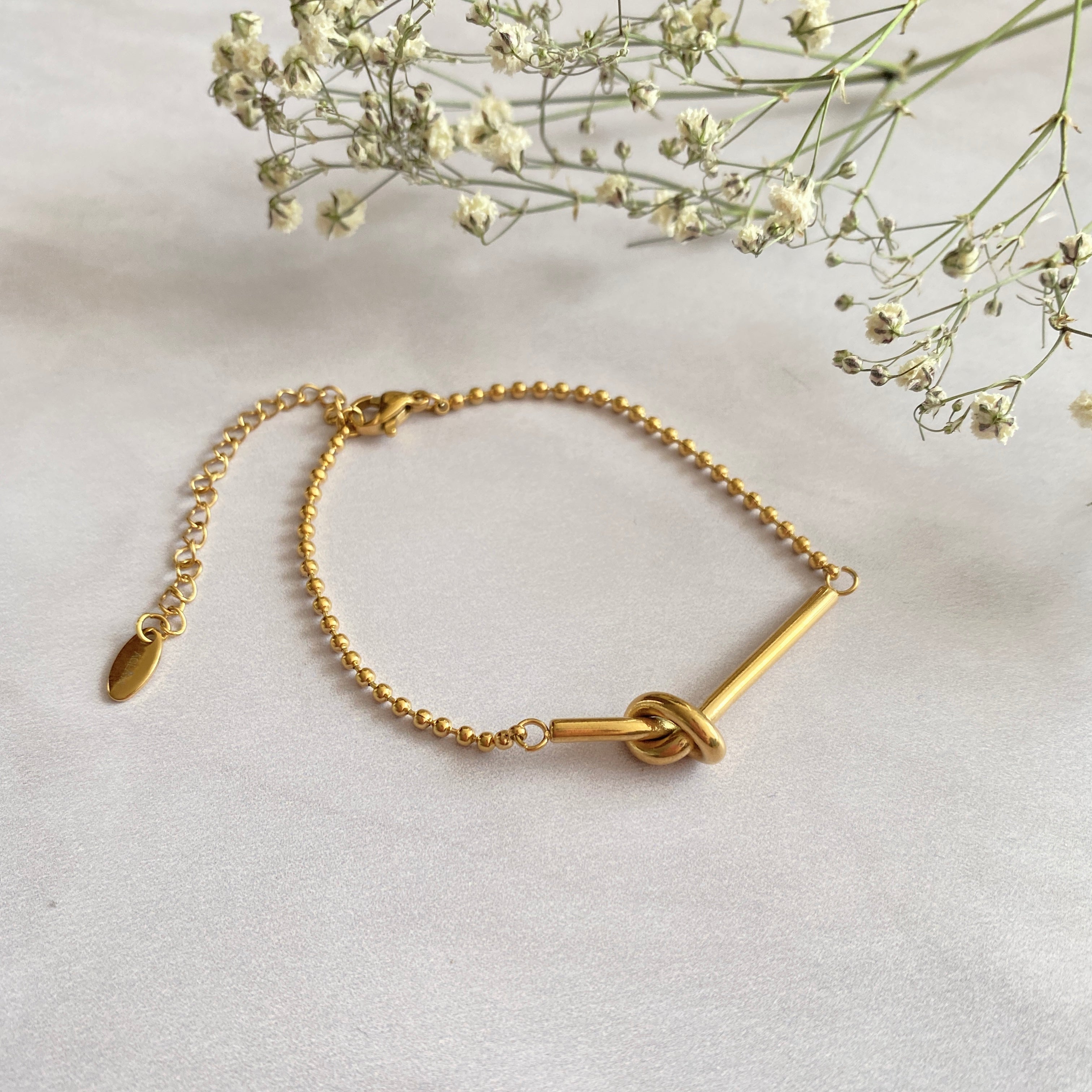 Pulsera Nudo Oro