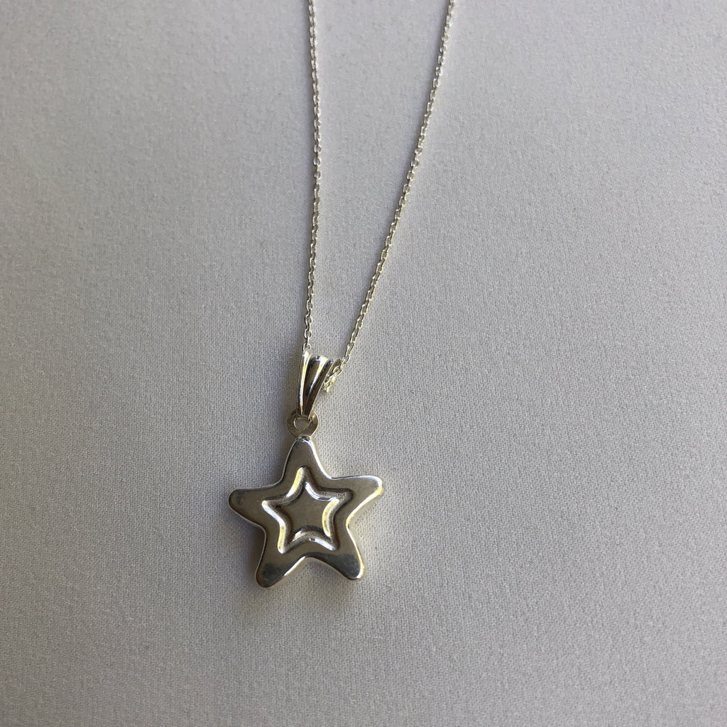 Estrella de la suerte plata - Aglaya