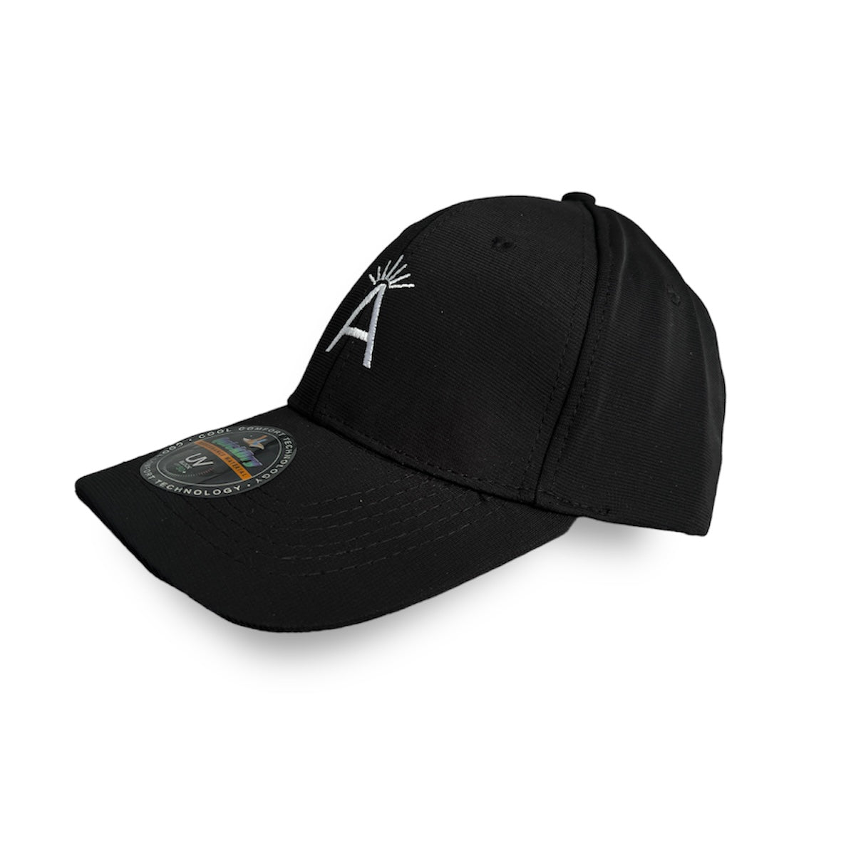 Jockey DryFit Negro con Blanco